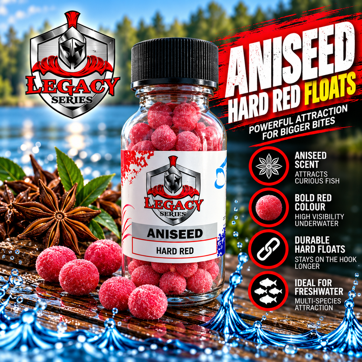 Legacy Series - Aniseed Hard Red Floats - 50ml