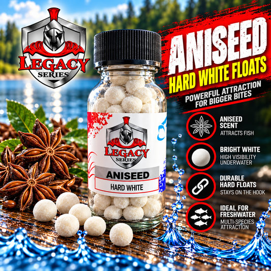 Legacy Series - Aniseed Hard White Floats - 50ml